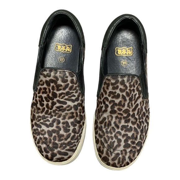 Ash JAM Slip-On Sneakers Leopard Print Pony Skin - Picture 2 of 4